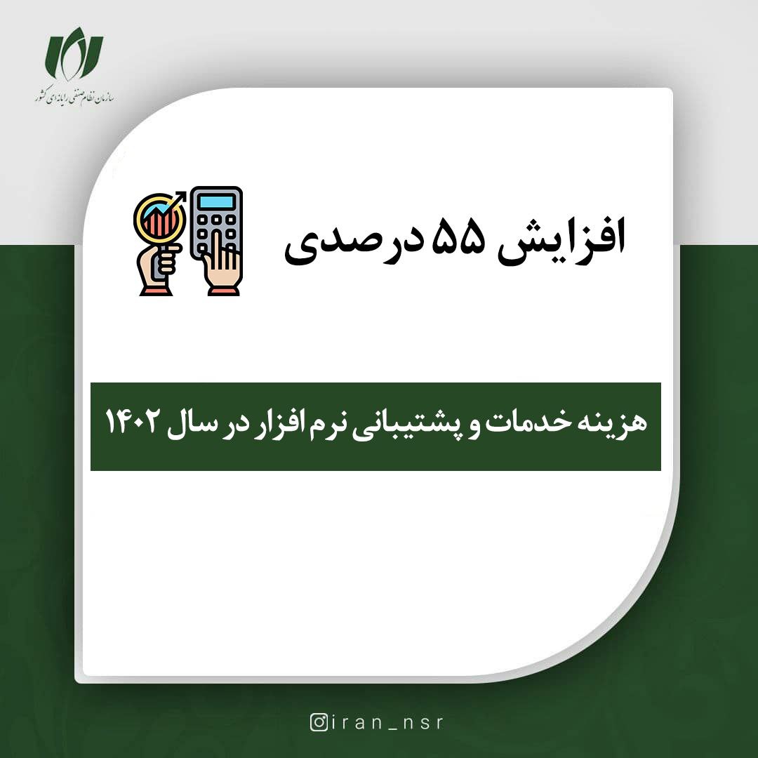 افزایش ۵۵ درصدی هزینه خدمات و پشتیبانی نرم‌افزار در سال ۱۴۰۲